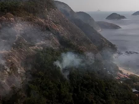 Governo do Rio de Janeiro fecha parques estaduais devido a incêndios